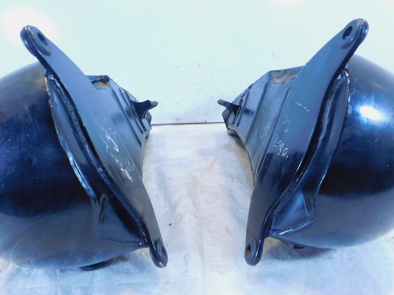 01 2001 Indian Gilroy Scout Black Left & Right Side Fuel Gas Petrol Tanks