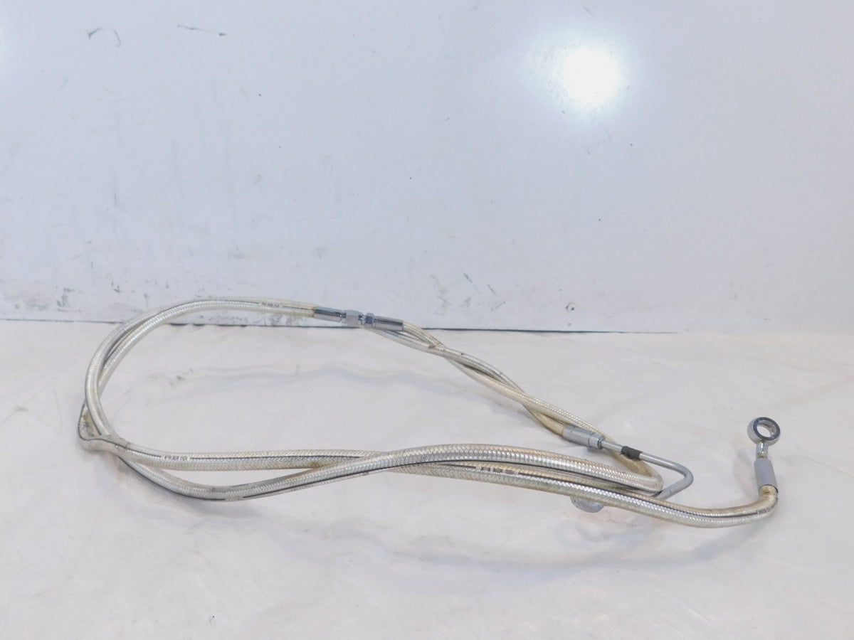 09 Harley Davidson CVO Road Glide Front Master Cylinder to ABS Brake Hose Line - C3 Cycle