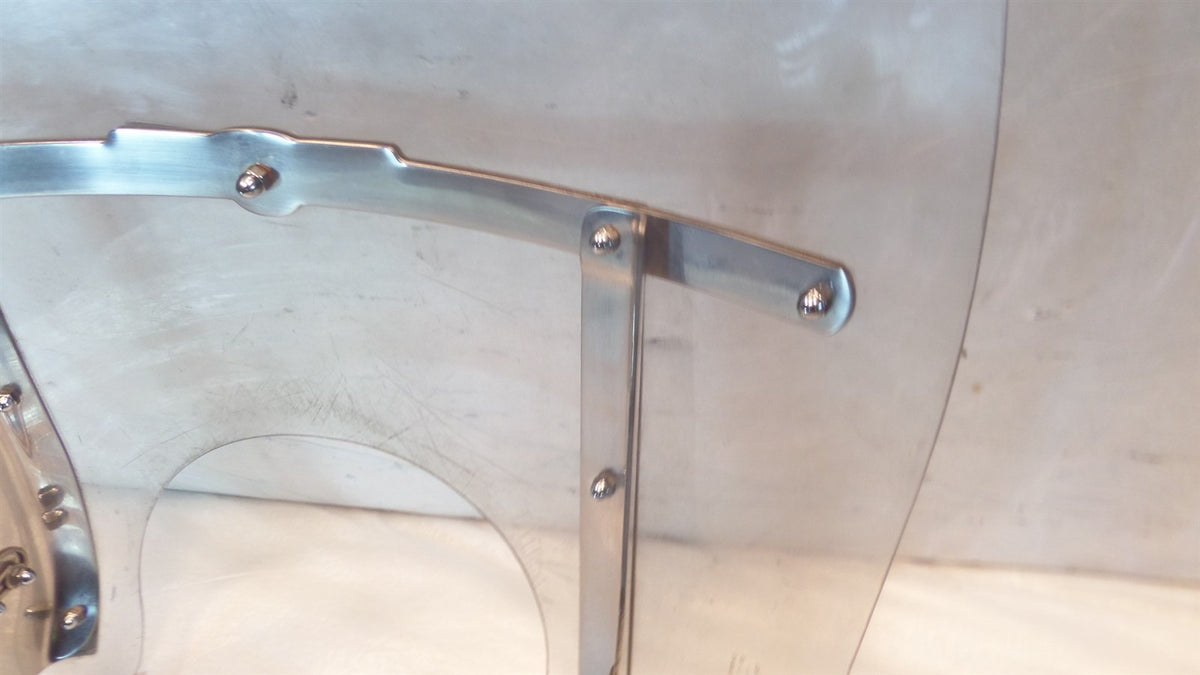 Harley Davidson FLHR Road King Front Windshield Windscreen - Willie G Skull Trim - C3 Cycle
