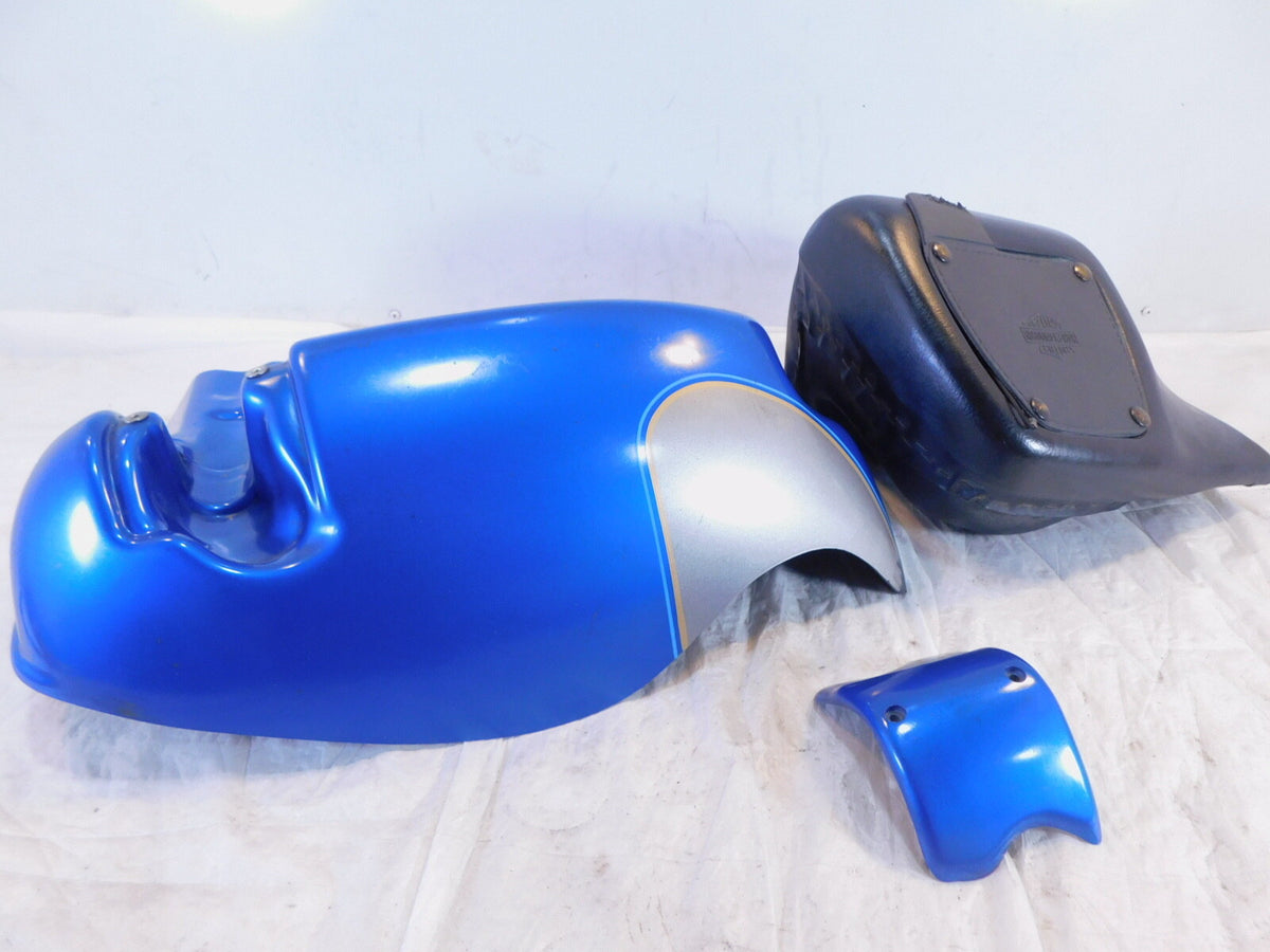Harley Davidson Electra Glide Ultra Classic Blue Lower Left Leg Fairing Cover - C3 Cycle