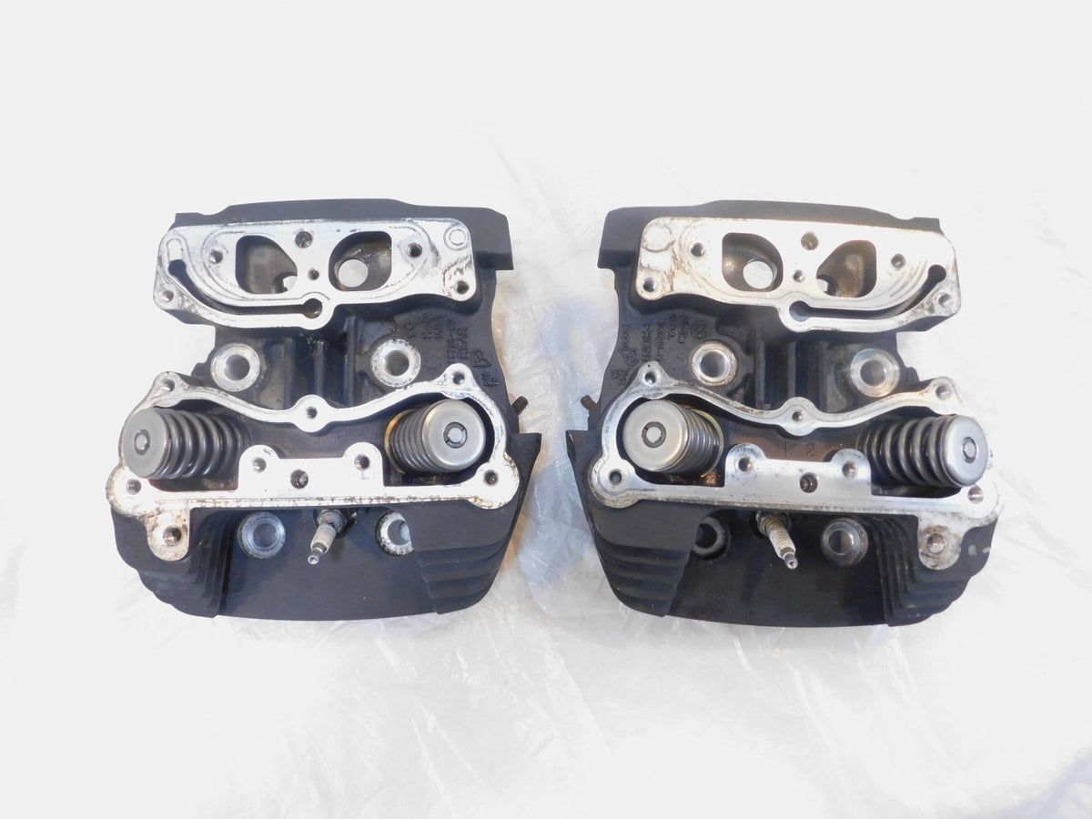 Harley Davidson Touring Softail & Dyna Black Cylinder Heads w/ Springs & Valves - C3 Cycle