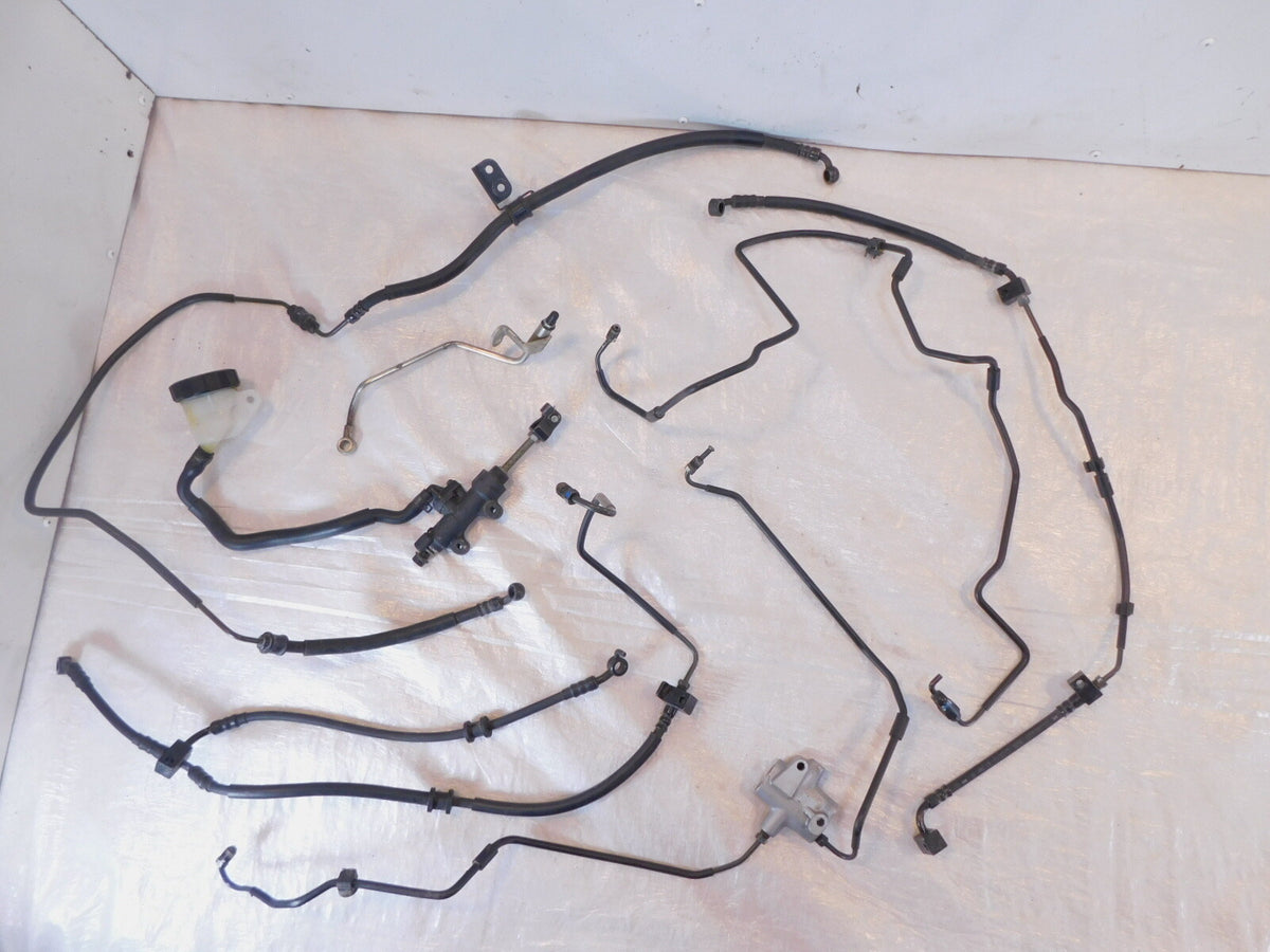 2014 Honda CTX 1300 ABS Rear Wheel Brake Master Cylinder & Hose Pipe Line Lot - C3 Cycle