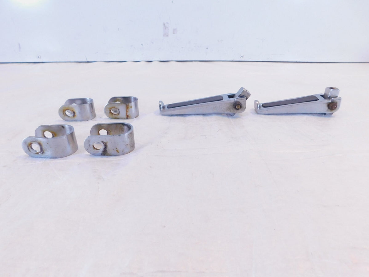1994 94 Honda VT1100C Shadow 1100 Front Left/Right Crash Guard Highway Foot Pegs - C3 Cycle