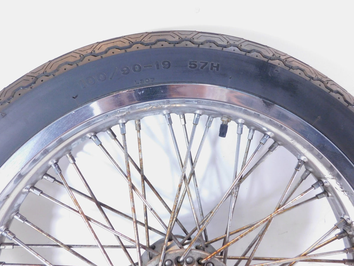 Suzuki Intruder 1400 VS1400 VS1400GLP 19" Spoked Front Wheel Rim Hub & Tire - C3 Cycle