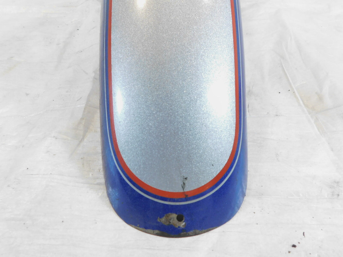 Harley Davidson Sportster 883 & 1200 Silver & Blue Front Wheel Cover Fender - C3 Cycle