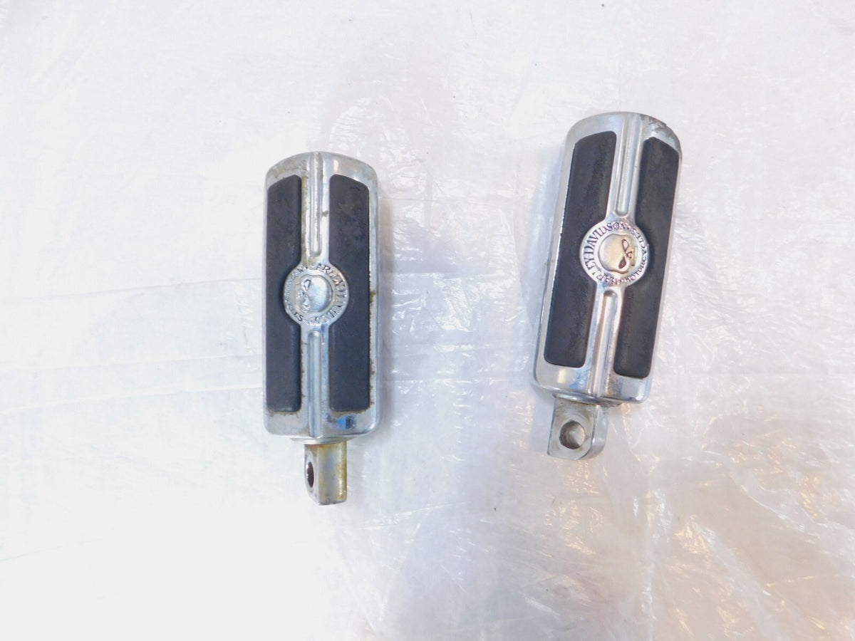 Harley Touring FXR Dyna Sportster & Softail Willie G. Skull Footrest Footpegs - C3 Cycle