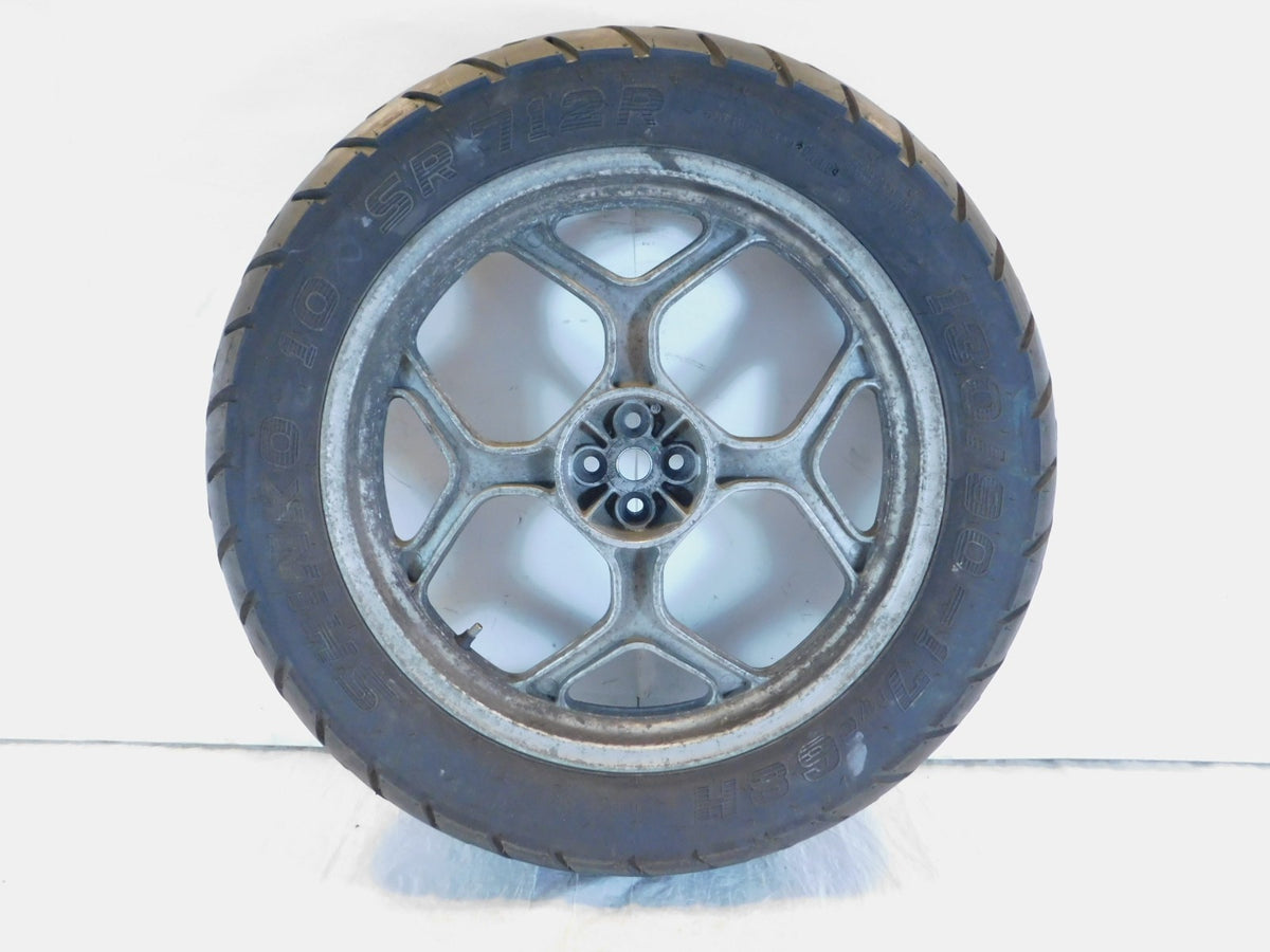 BMW K100 K100LT K100RS K100RT K75 K75S K75RT Silver Rear Cast Iron Wheel Rim - C3 Cycle
