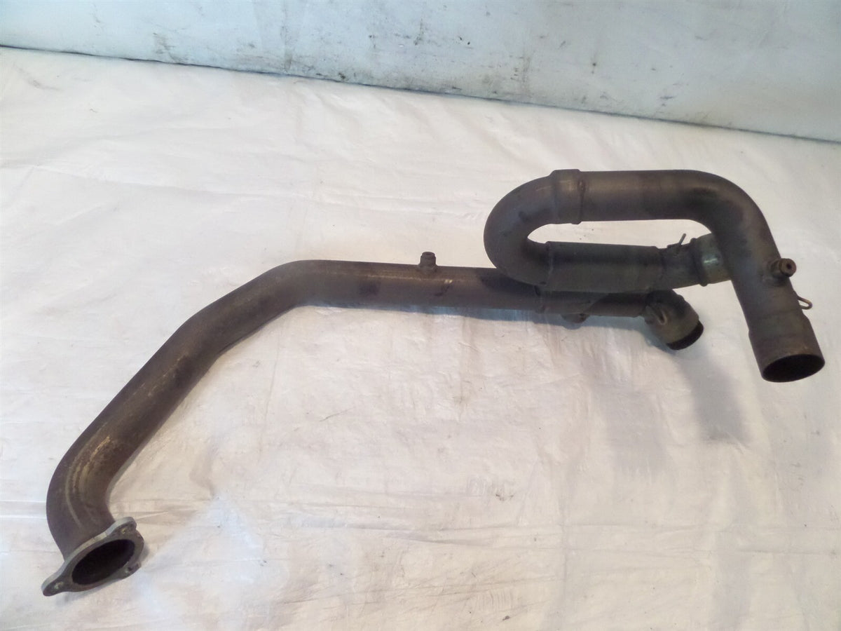 01-07 Aprilia ETV1000 Caponord 1000 Exhaust Header Manifold Down Pipe - No Dents - C3 Cycle