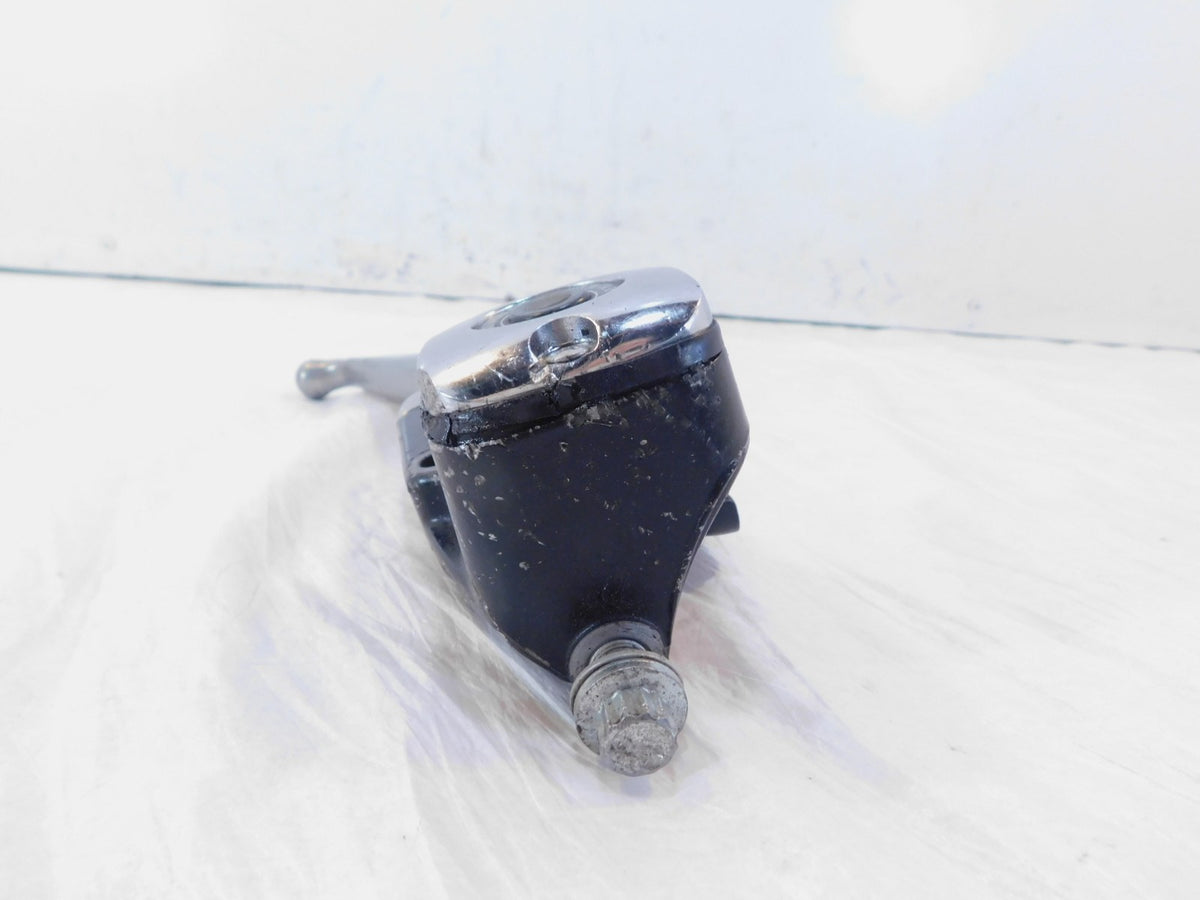 Harley Davidson Sportster Softail Dyna Black Front Master Cylinder w/ Lever - C3 Cycle