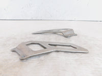 2000-2003 Aprilia SL1000 Falco Front Silver Left/Right Footrest Foot Heel Guards