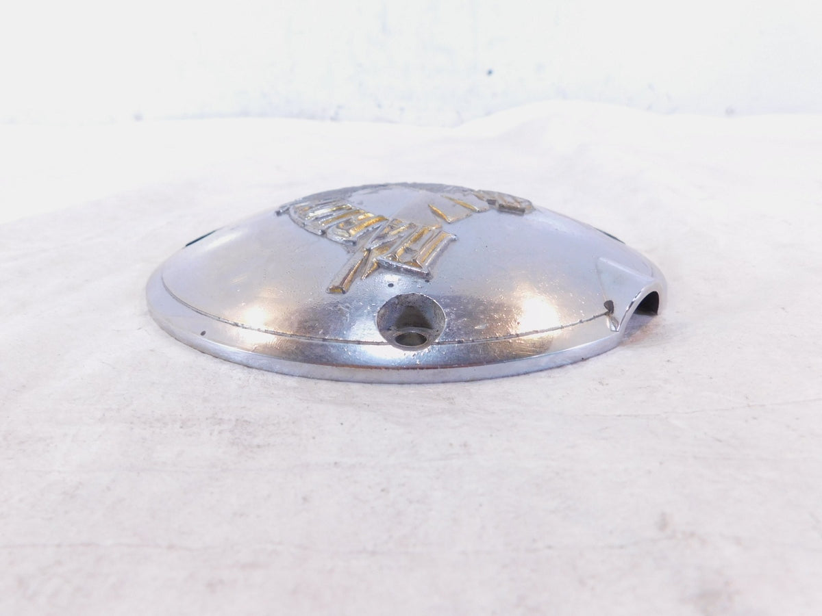 Harley Davidson Logo Sportster 1200 Custom Left Engine Motor Clutch Derby Cover - C3 Cycle