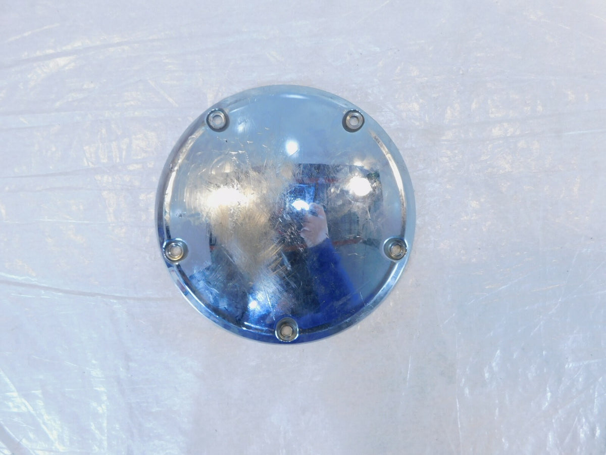 Harley Davidson Twin Cam Touring Dyna Softail Chrome Derby Clutch Cover 25415-99 - C3 Cycle