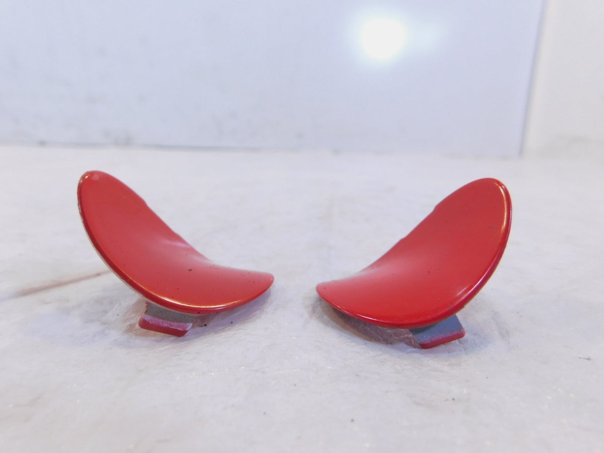 Vespa Piaggio Primavera 50 125 150 Pair Red Left Right Steering Fairing Plugs - C3 Cycle