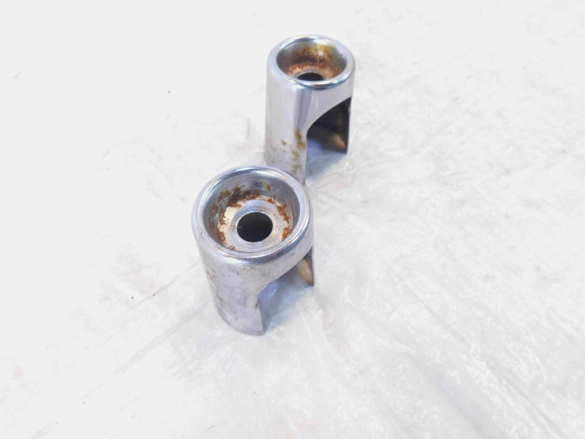 Harley Dyna Wide & Super Glide Low Rider Chrome Rear Shock Absorber Bolt Covers