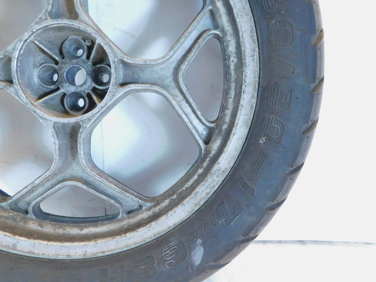 BMW K100 K100LT K100RS K100RT K75 K75S K75RT Silver Rear Cast Iron Wheel Rim - C3 Cycle