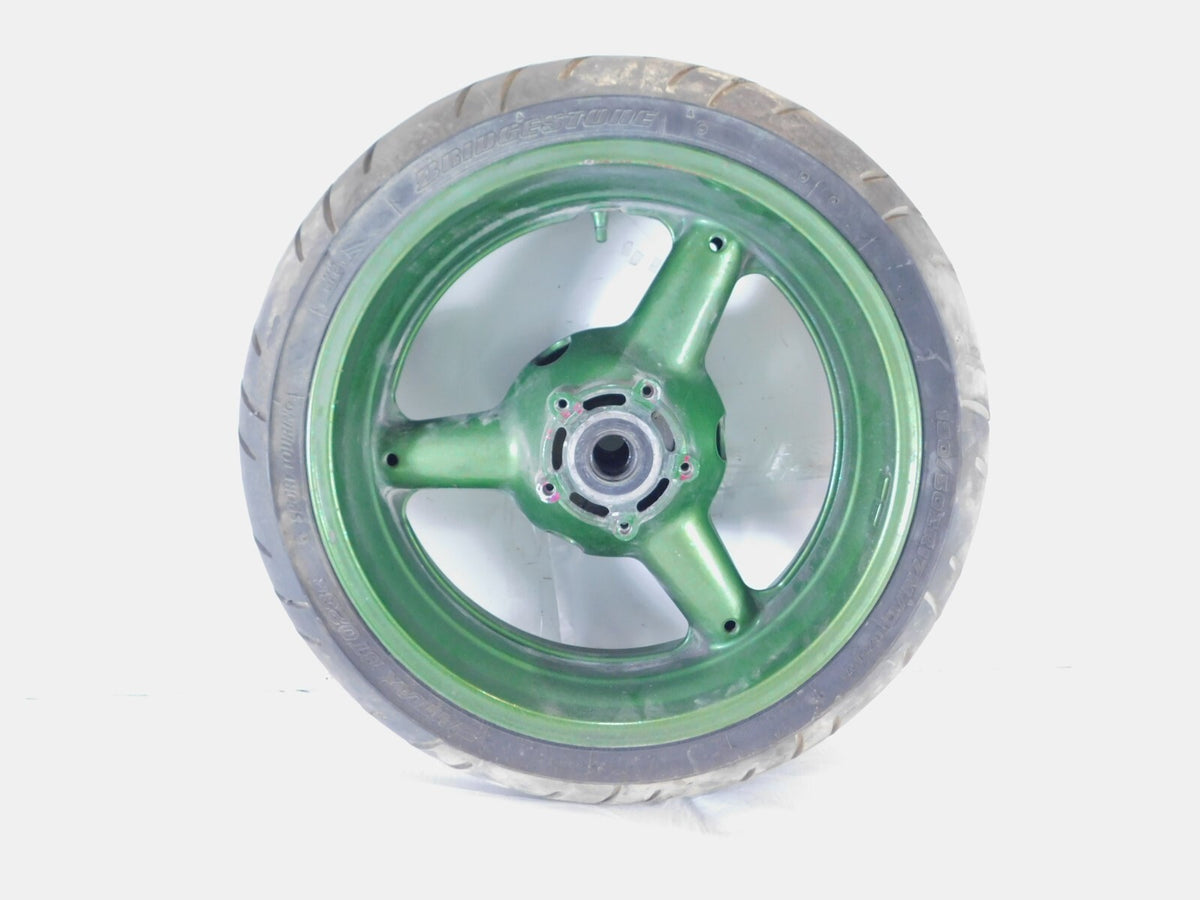 1999-2007 Suzuki GSX1300R Hayabusa Busa Green Rear Wheel Rim w/ Tire - C3 Cycle