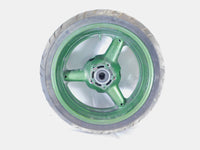 1999-2007 Suzuki GSX1300R Hayabusa Busa Green Rear Wheel Rim w/ Tire - C3 Cycle