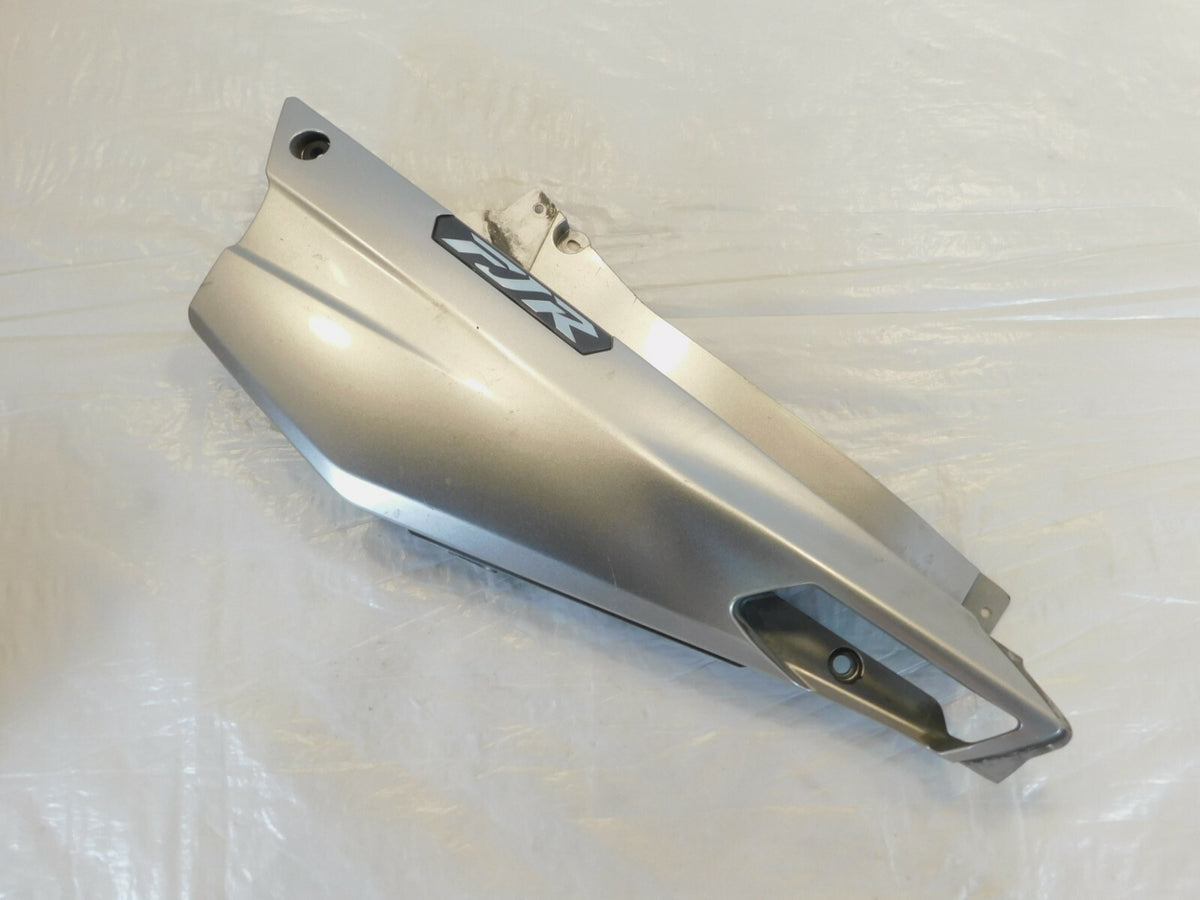 Yamaha FJR1300 Silver Right Side Mid Seat Frame Cover Guard Fairing Cowling Cowl - C3 Cycle