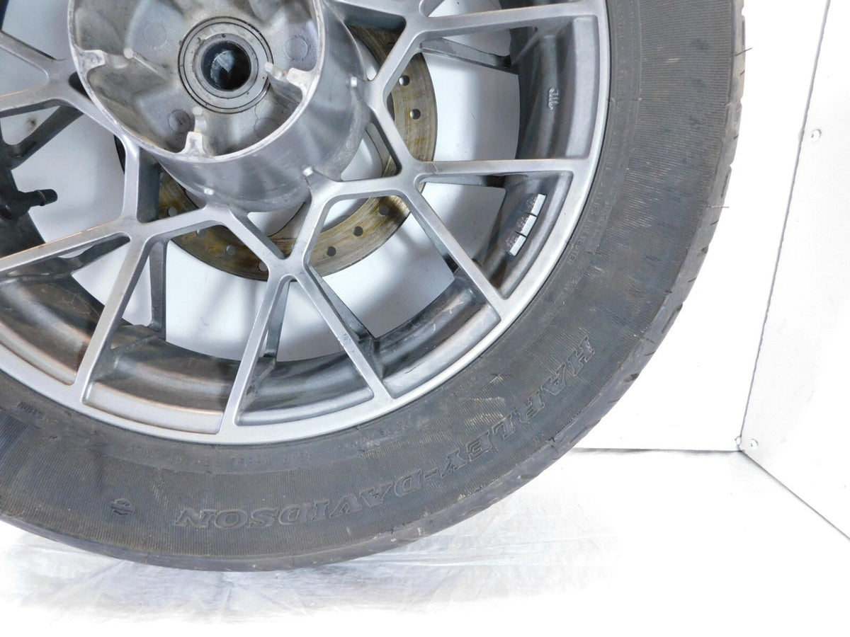 Harley Davidson Sportster Nightster RH975 Spoked Rear Wheel Rim & Tire - Bent - C3 Cycle
