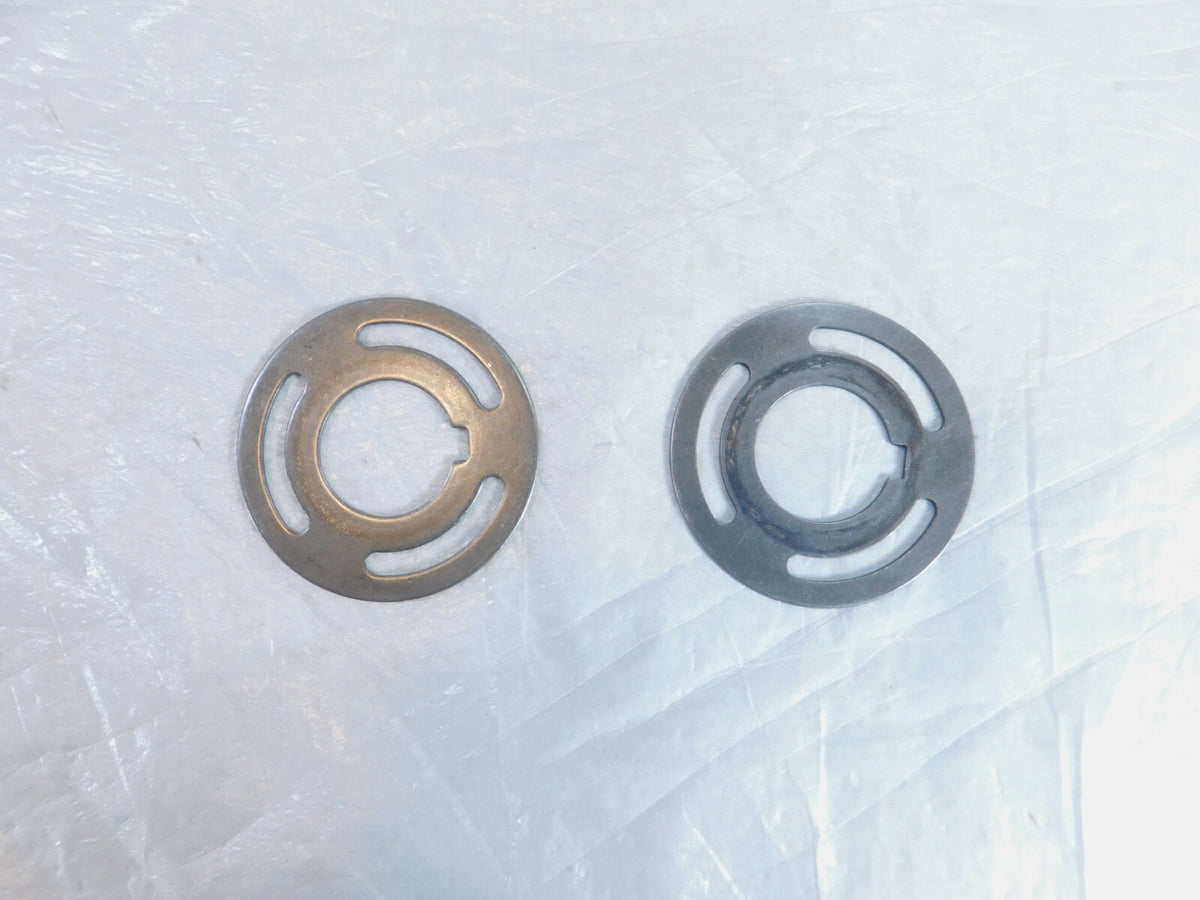 Pair 2002 MZ Skorpion Tour MZ660 660 Dual Crankshaft Bearing Cover Washers