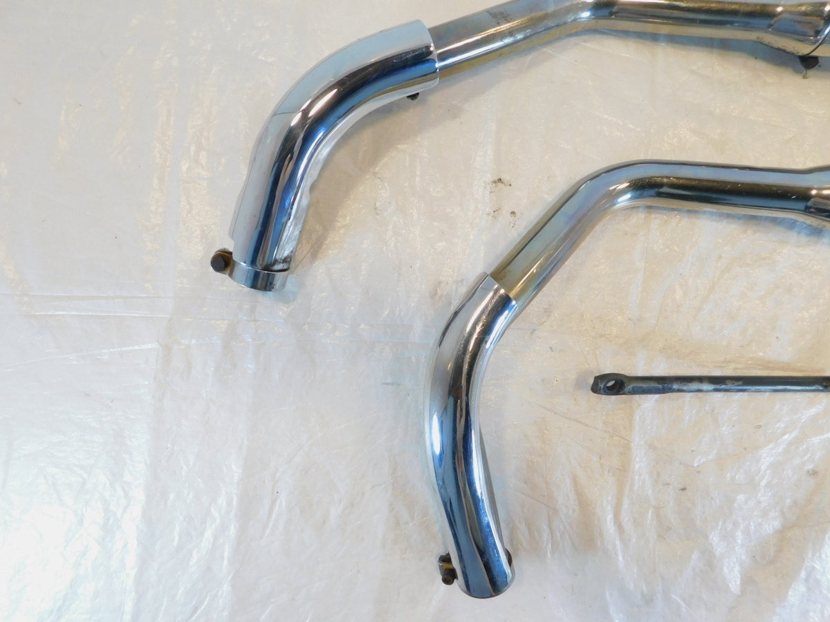 1973 Harley Davidson Sportster 900 & 1000 Chrome Exhaust System Pipes & Mufflers - C3 Cycle