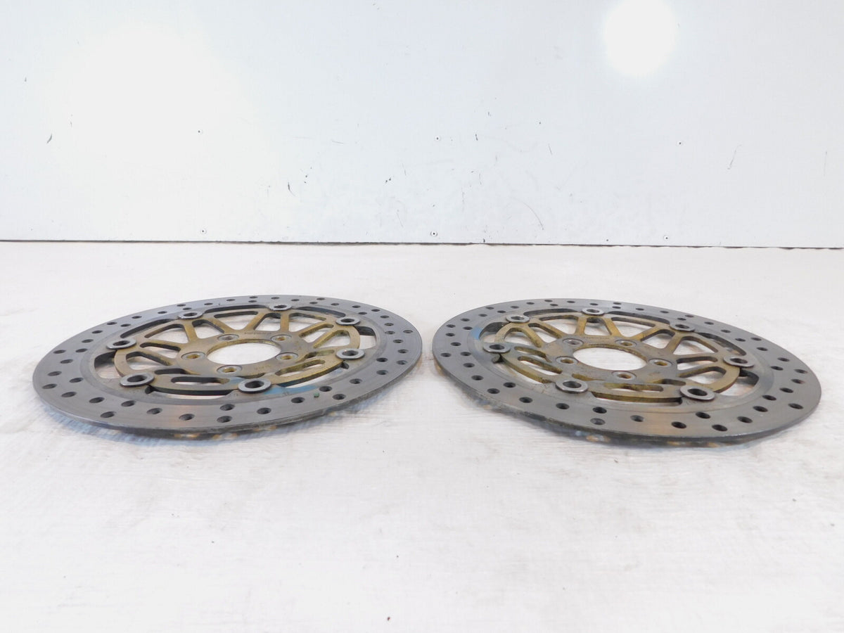 2000-2005 Kawasaki ZR-7 ZR-7S Front Wheel Left/ Right Brake Discs Rotors - C3 Cycle
