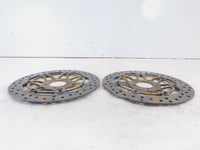 2000-2005 Kawasaki ZR-7 ZR-7S Front Wheel Left/ Right Brake Discs Rotors - C3 Cycle