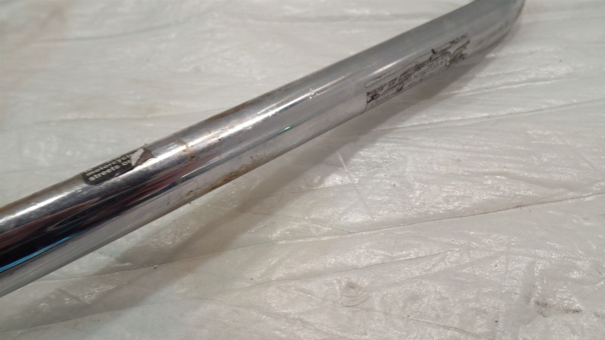 Harley Davidson Touring Road King Chrome Left Saddlebag Crash Guard - No Holes - C3 Cycle