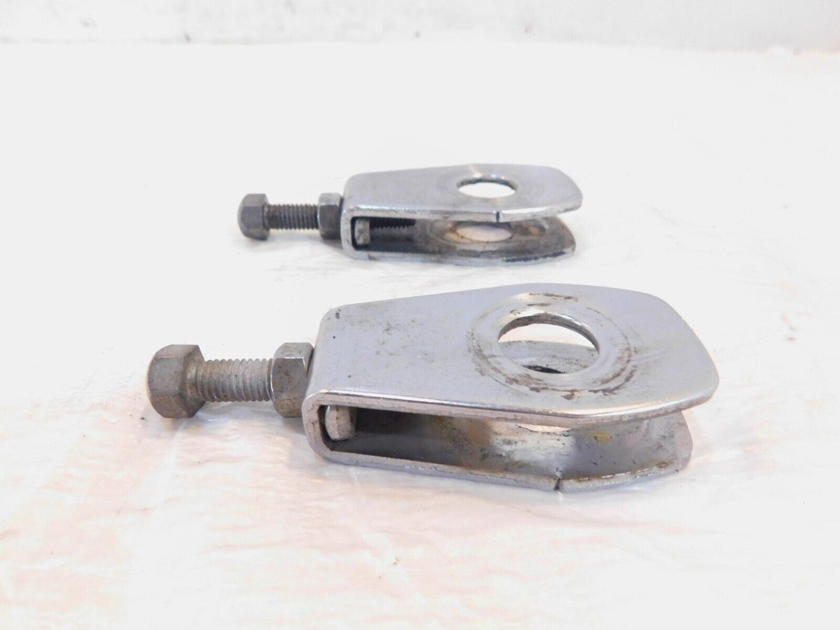 1986-2019 Suzuki Savage 650 LS650 Boulevard S40 Rear Drive Belt Axle Adjusters - C3 Cycle