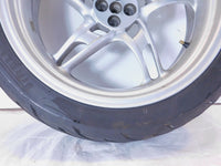 BMW R1100S R1150R R1150RS R1150RT Silver Rear Wheel Rim w/ Tire 5x17" - Bent - C3 Cycle