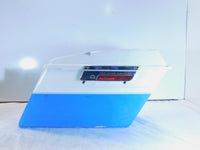 Harley Davidson Road King Street & Electra Glide White/Blue Right Saddlebag - C3 Cycle