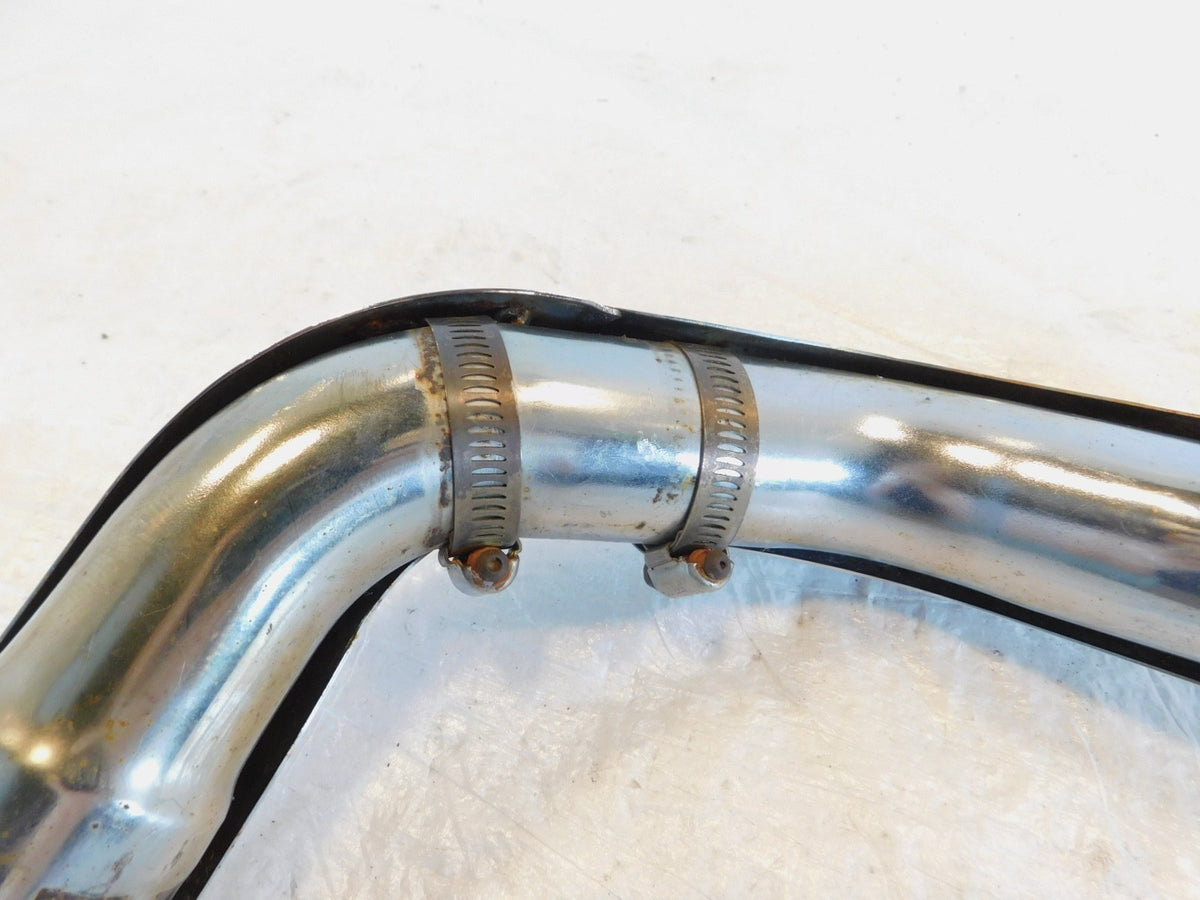 Harley Davidson Road King Electra Glide Left Rear Exhaust Header Pipe & Shields - C3 Cycle