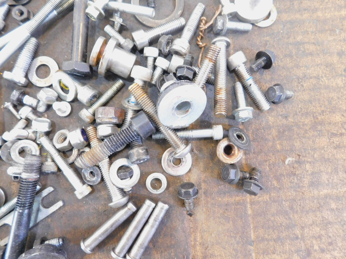 2006 06 Victory Kingpin Engine & Motor Nuts Bolts & Brackets Parts Box Lot - C3 Cycle