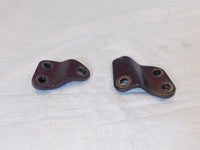 1986 86 Suzuki Intruder 700 VS700 Left/Right Maroon Engine Mount Frame Brackets - C3 Cycle