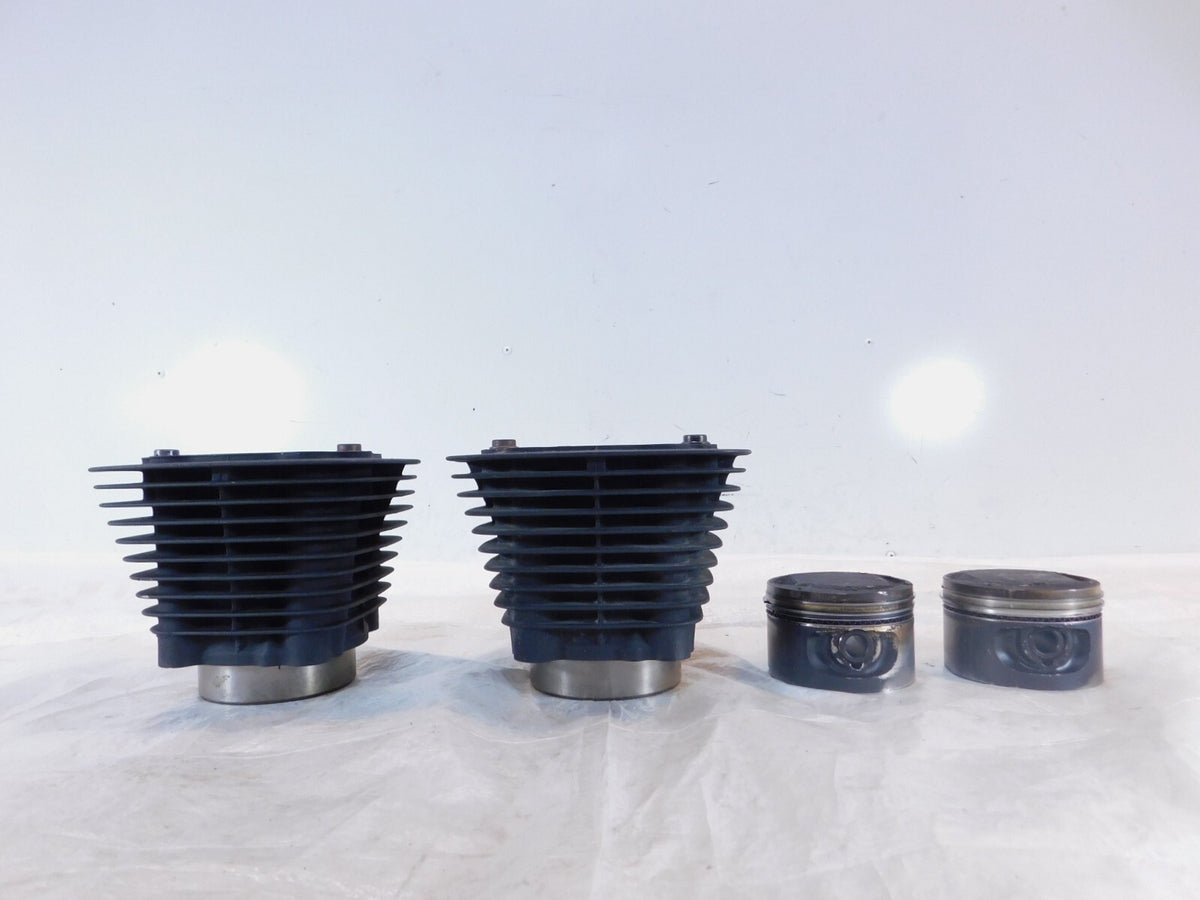 1999-2001 Buell X1 Lightning Black Front & Rear Cylinder Barrel Jugs w/ Pistons - C3 Cycle