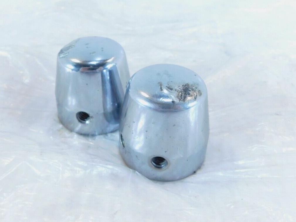 Pair Harley Davidson Touring Dyna Softail & Sportster Front Axle Nut Covers