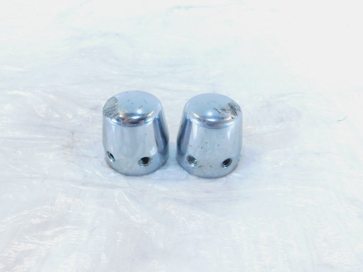 Pair Harley Davidson Touring Dyna Softail & Sportster Front Axle Nut Covers