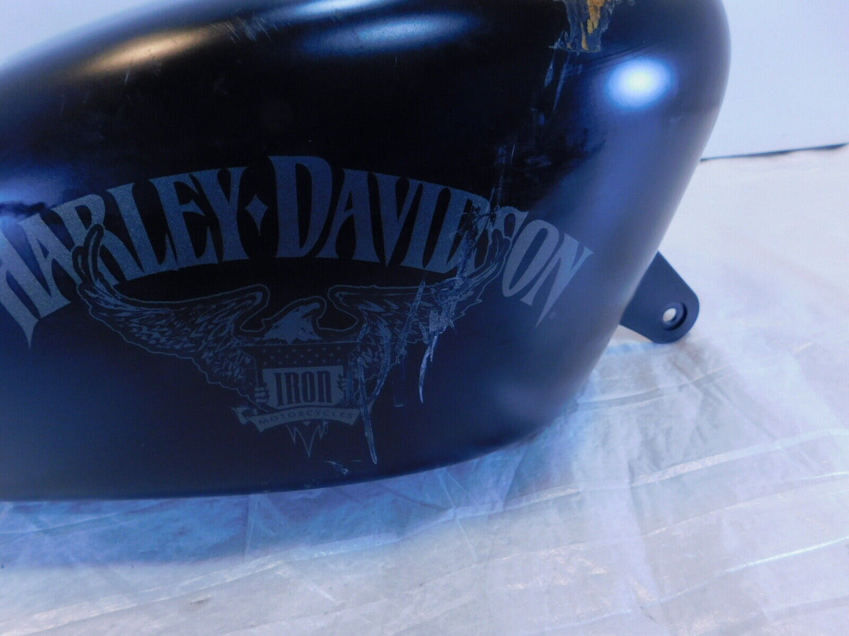 Dented Harley Sportster 883 Iron 1200 Nightster Black Fuel Gas Petrol Tank