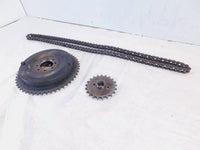 1954-1978 Harley Davidson Ironhead Sportster 900 1000 Rear Brake Drum & Sprocket