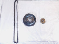 1954-1978 Harley Davidson Ironhead Sportster 900 1000 Rear Brake Drum & Sprocket