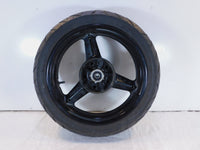 Suzuki GW250 Inazuma 250 L3 L4 L5 L7 Black Rear 3 Spoke Wheel Rim & Tire 17"x4"