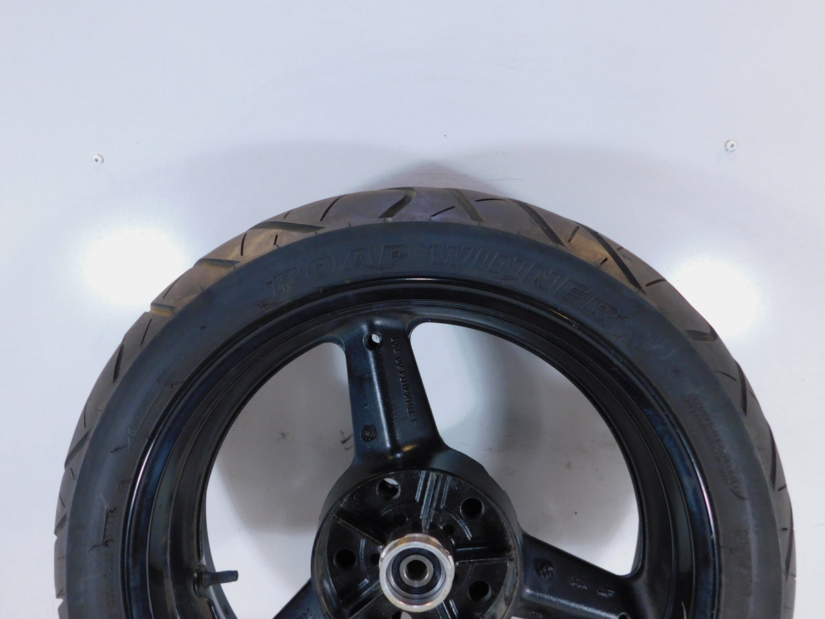 Suzuki GW250 Inazuma 250 L3 L4 L5 L7 Black Rear 3 Spoke Wheel Rim & Tire 17"x4"