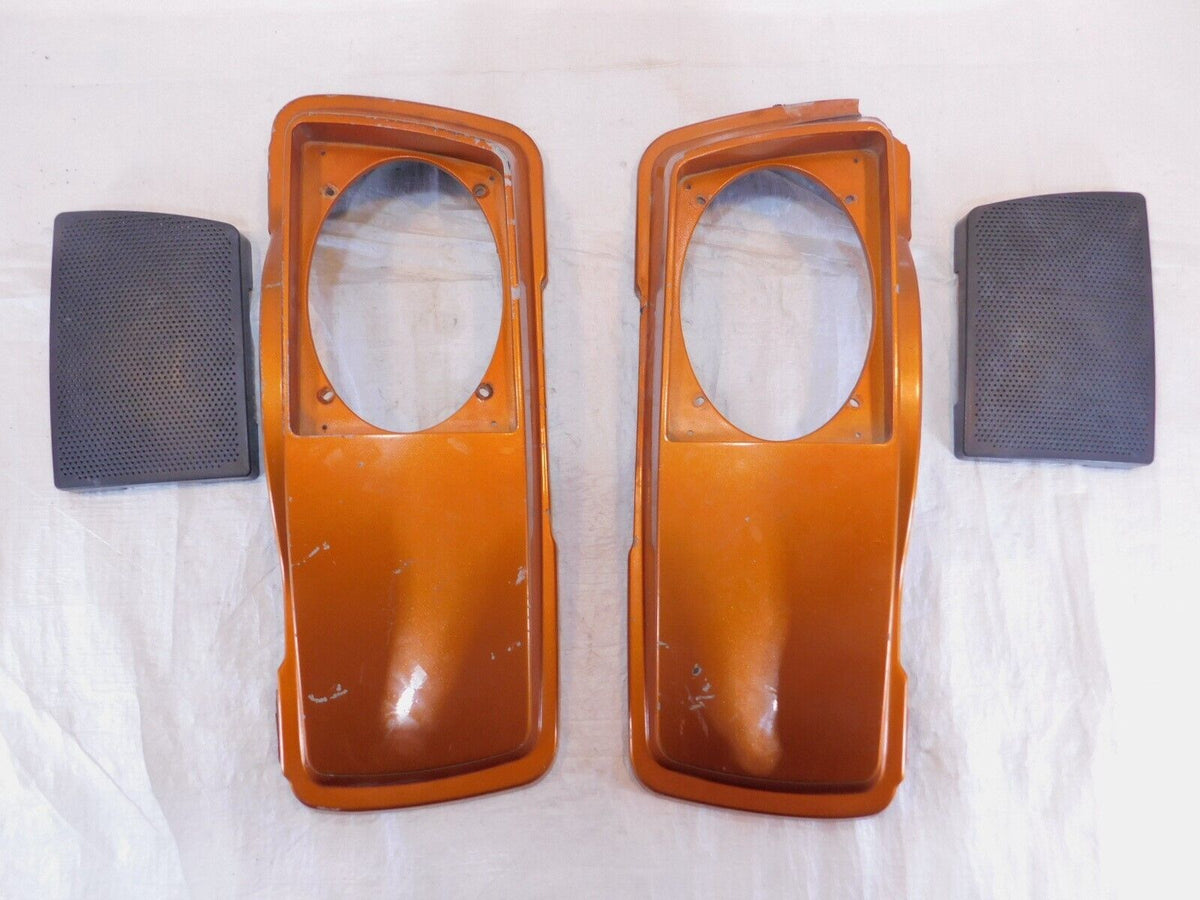 Harley Davidson Road King Street Electra Glide Speaker Saddlebag Cover Lids