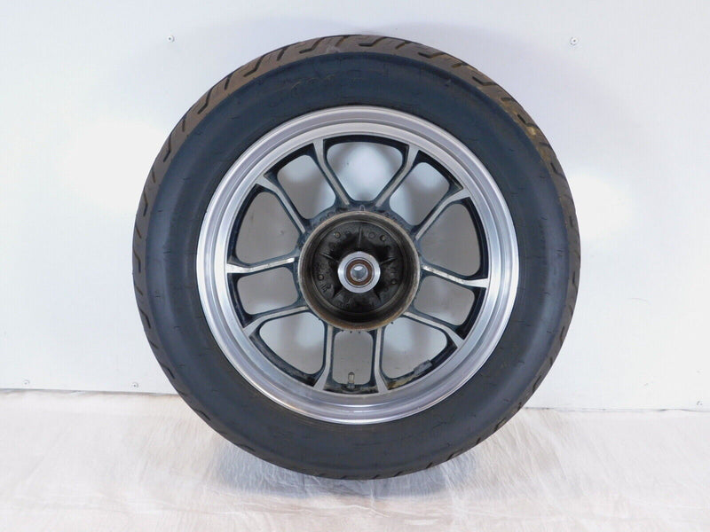 1983-1986 Honda VT500 VT500C Shadow 500 Silver Rear Wheel Rim & Tire 16" x 3"