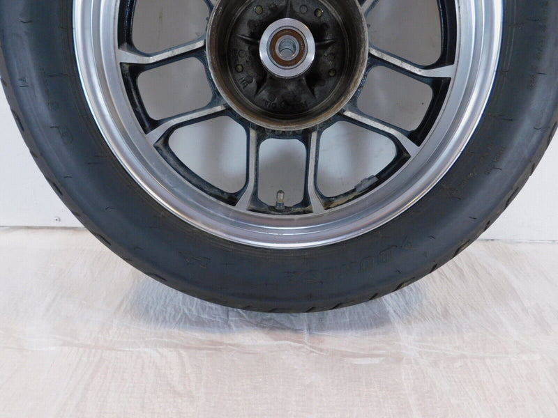 1983-1986 Honda VT500 VT500C Shadow 500 Silver Rear Wheel Rim & Tire 16" x 3"