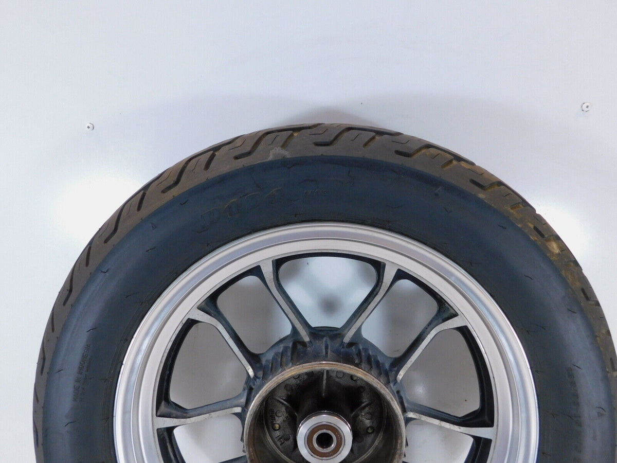 1983-1986 Honda VT500 VT500C Shadow 500 Silver Rear Wheel Rim & Tire 16" x 3"