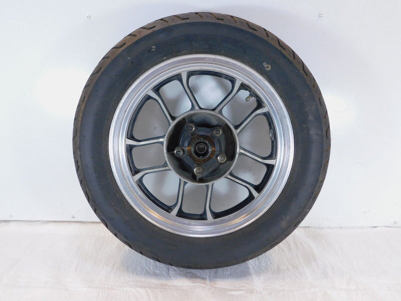 1983-1986 Honda VT500 VT500C Shadow 500 Silver Rear Wheel Rim & Tire 16" x 3"