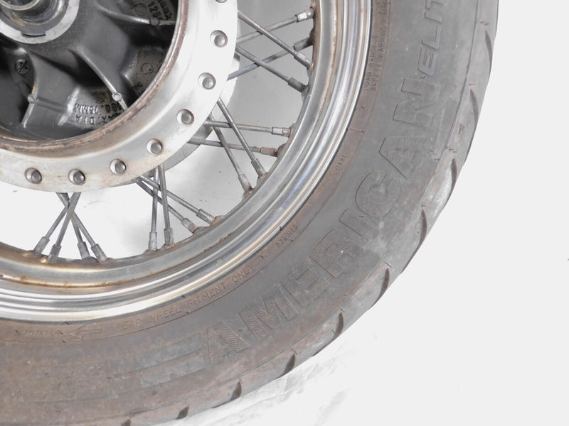 Kawasaki Vulcan 800 1500 Classic Fi Drifter Rear Spoked Wheel Rim & Tire -Bent