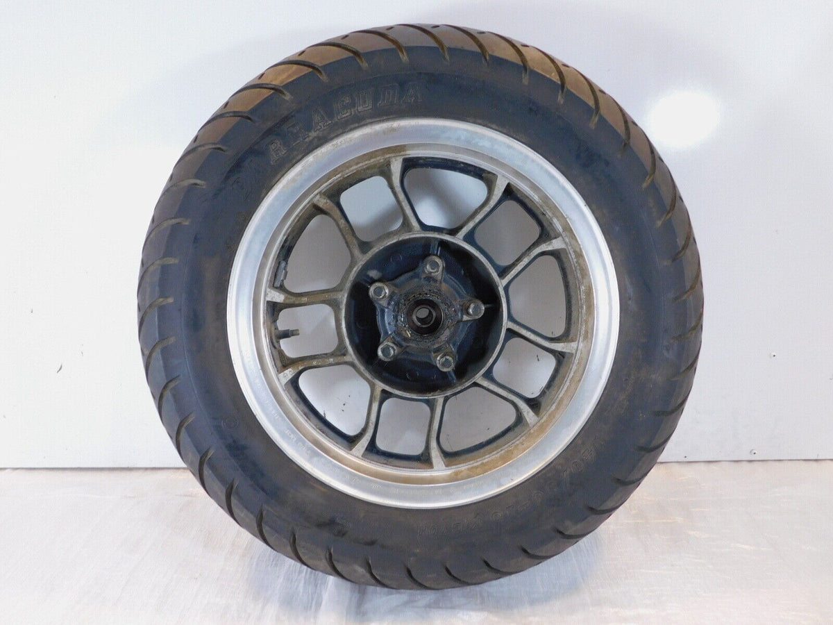 1983 Honda Shadow 750 VT750 Black Cast Rear Wheel Rim & Tire 3.50 x 15