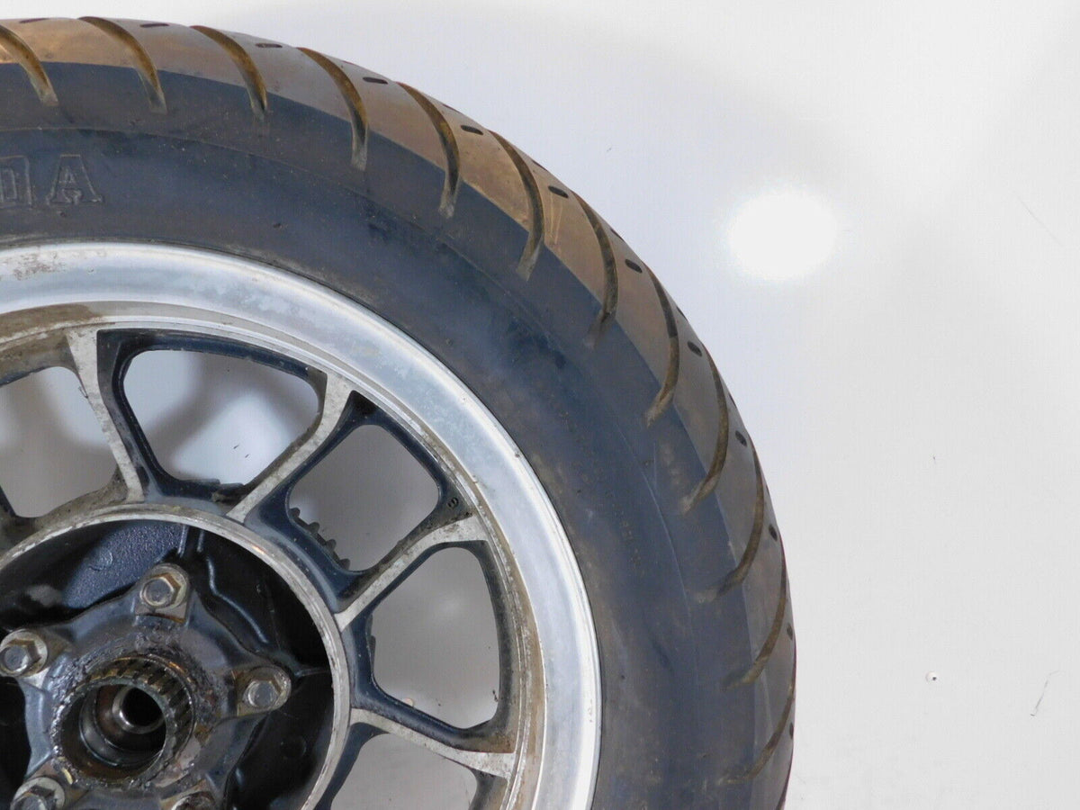 1983 Honda Shadow 750 VT750 Black Cast Rear Wheel Rim & Tire 3.50 x 15